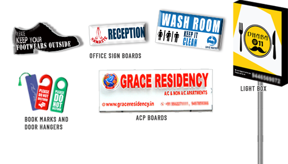 SIGN BOARDS, LIGHT BOX  & ACP BOARDS